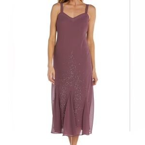 Metaphor - mauve wedding guest mother of bride cocktail dress16W plus size